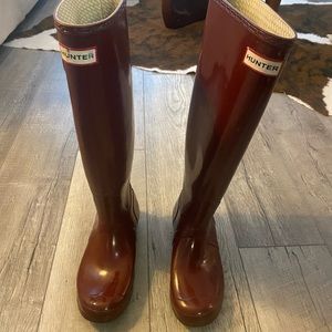 Maroon Hunter Boots